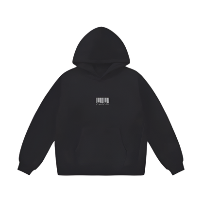 Weighted ‘Barcode Logo’ Fleece Hoodie